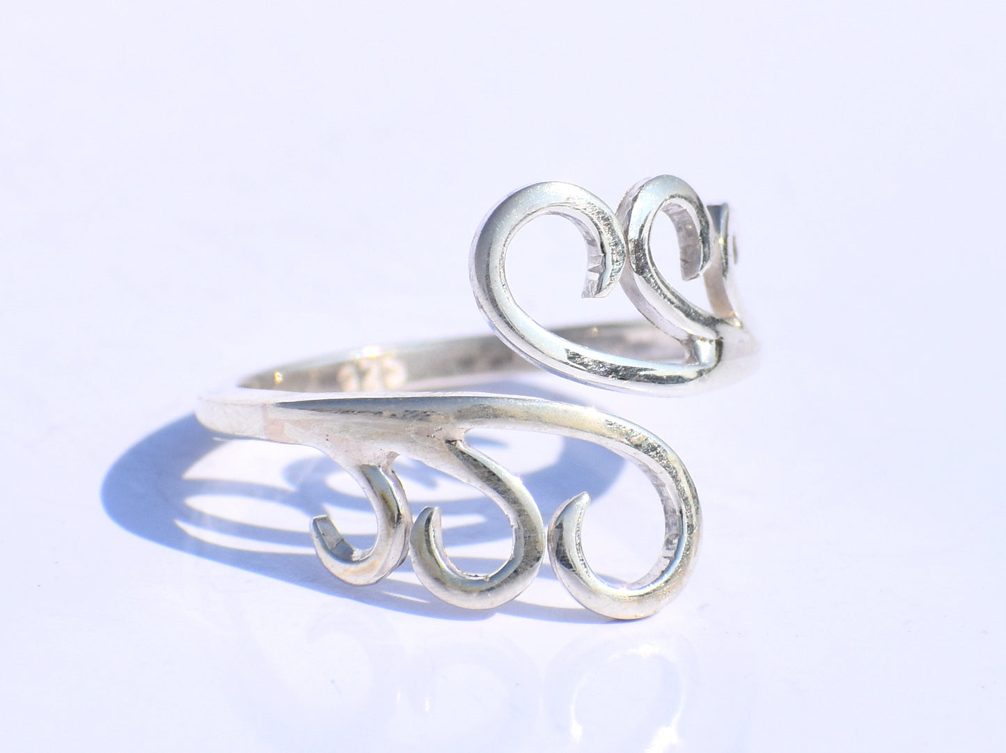 Spiral Ring, Handmade Ring, 925 Sterling Silver Ring, Minimalist Ring, Silver Adjustable Ring, Wire Wrap Ring, Silver Fine Ring, Women Ring