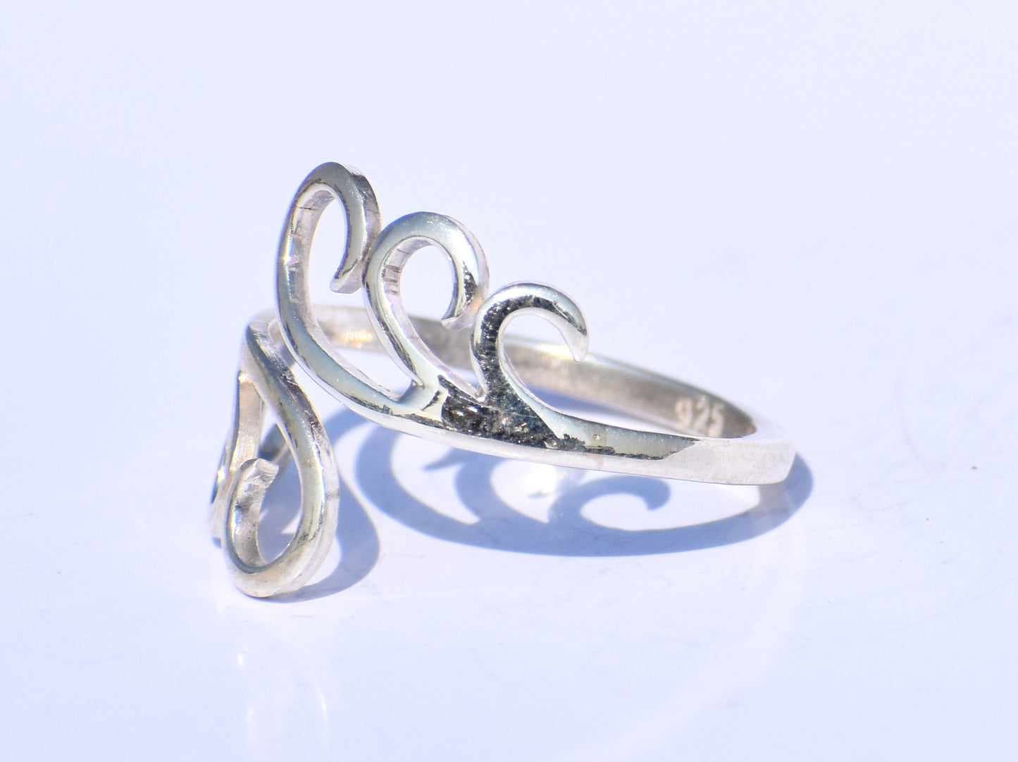 Spiral Ring, Handmade Ring, 925 Sterling Silver Ring, Minimalist Ring, Silver Adjustable Ring, Wire Wrap Ring, Silver Fine Ring, Women Ring