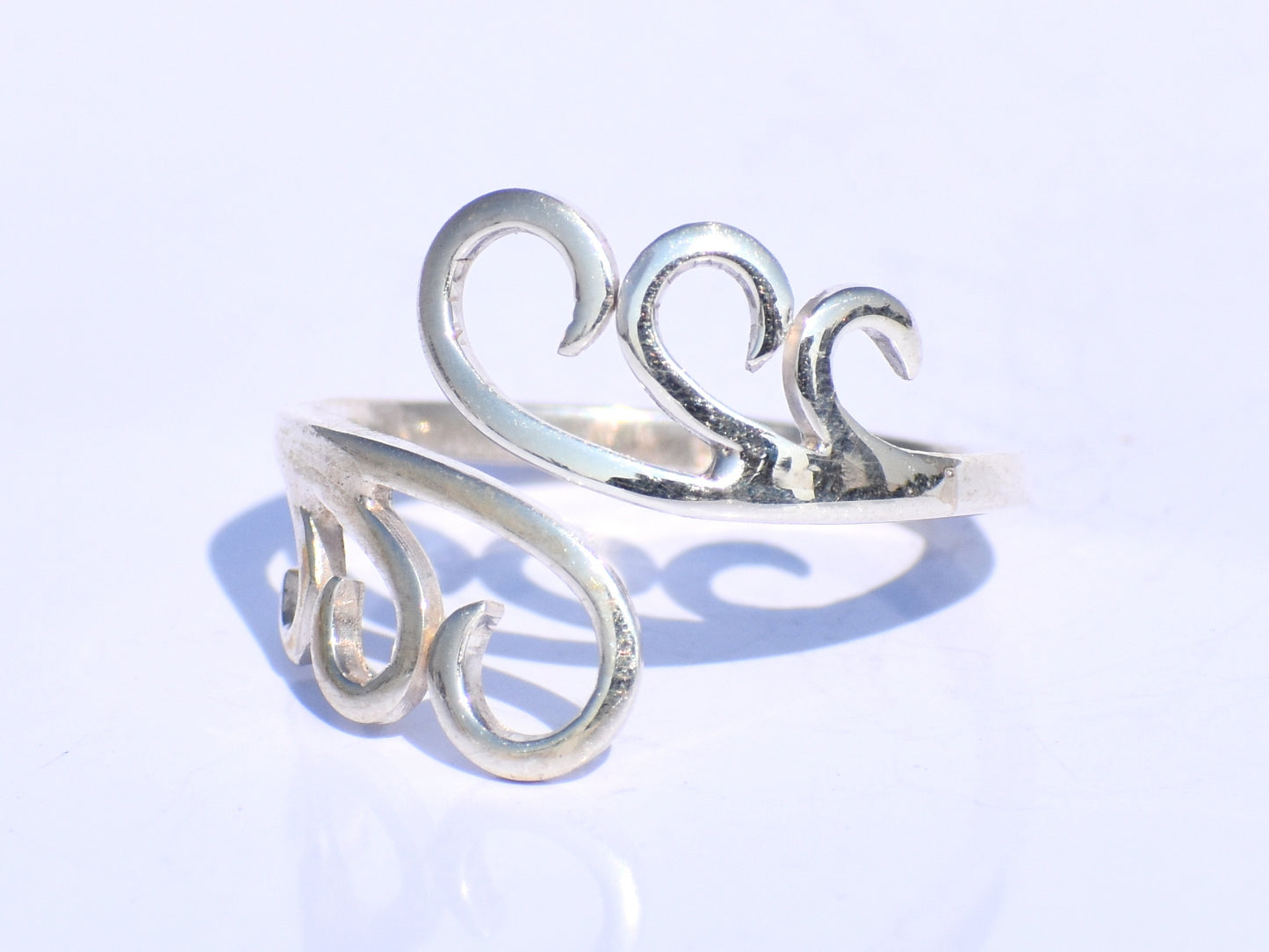 Spiral Ring, Handmade Ring, 925 Sterling Silver Ring, Minimalist Ring, Silver Adjustable Ring, Wire Wrap Ring, Silver Fine Ring, Women Ring