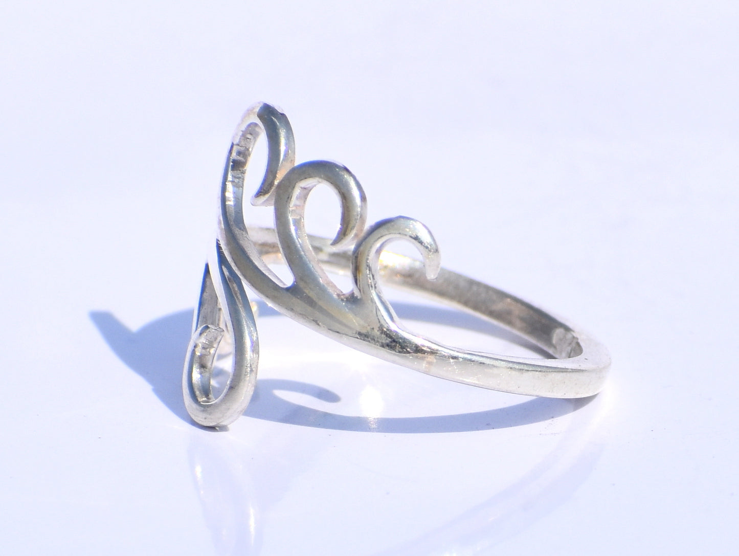 Spiral Ring, Handmade Ring, 925 Sterling Silver Ring, Minimalist Ring, Silver Adjustable Ring, Wire Wrap Ring, Silver Fine Ring, Women Ring