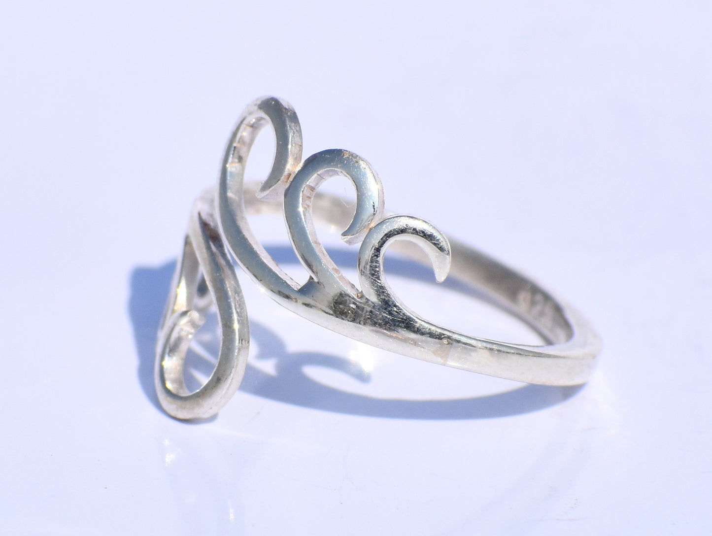 Spiral Ring, Handmade Ring, 925 Sterling Silver Ring, Minimalist Ring, Silver Adjustable Ring, Wire Wrap Ring, Silver Fine Ring, Women Ring