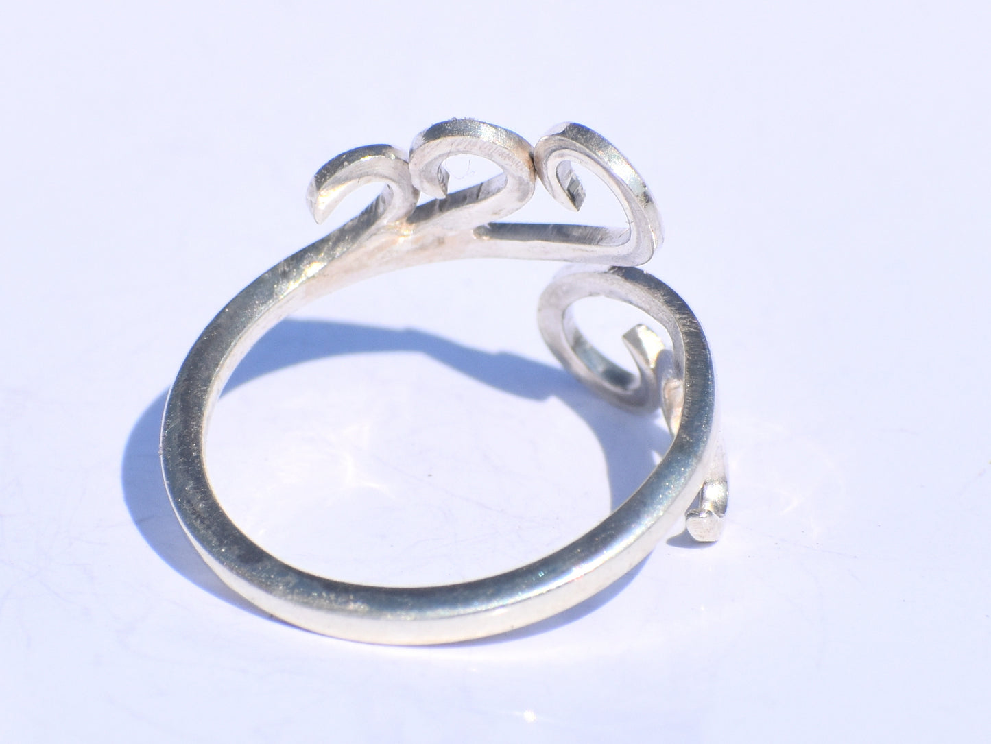Spiral Ring, Handmade Ring, 925 Sterling Silver Ring, Minimalist Ring, Silver Adjustable Ring, Wire Wrap Ring, Silver Fine Ring, Women Ring