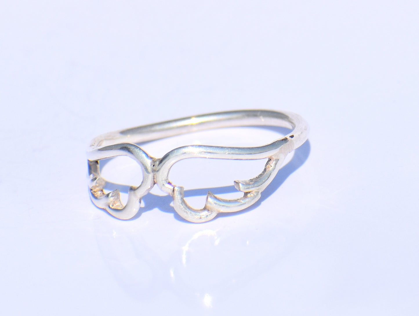 Silver Wing Ring, 925 Silver Ring, Handmade Ring, Delicate Silver Ring, Angel Wing Ring, Bohemian Ring, Wings Jewellery, Christmas Gift Ring
