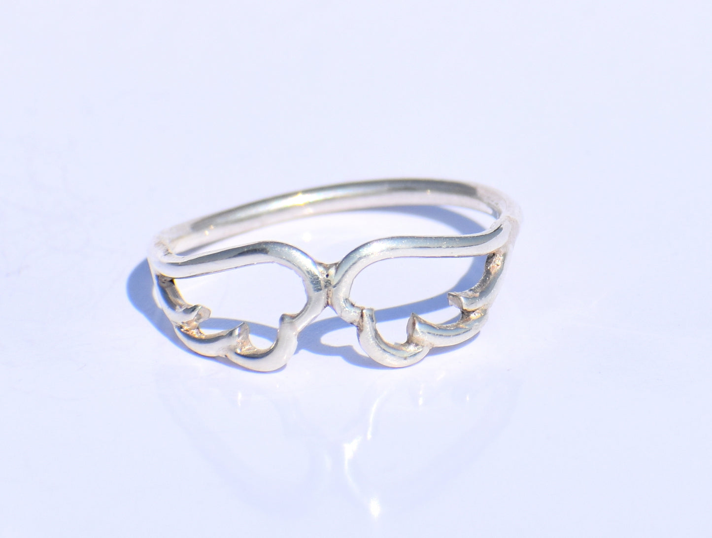 Silver Wing Ring, 925 Silver Ring, Handmade Ring, Delicate Silver Ring, Angel Wing Ring, Bohemian Ring, Wings Jewellery, Christmas Gift Ring