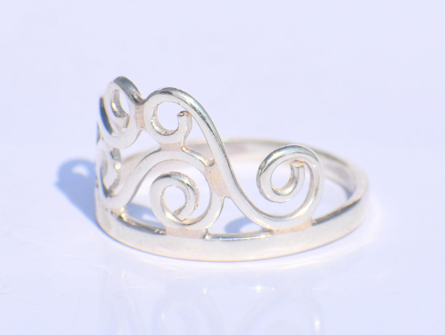 Spiral Ring, Silver Coil Ring, Silver Swing Ring, Handmade Ring, 925 Silver Ring, Silver Dainty Ring, Silver Anniversary Gift, Stacking Ring