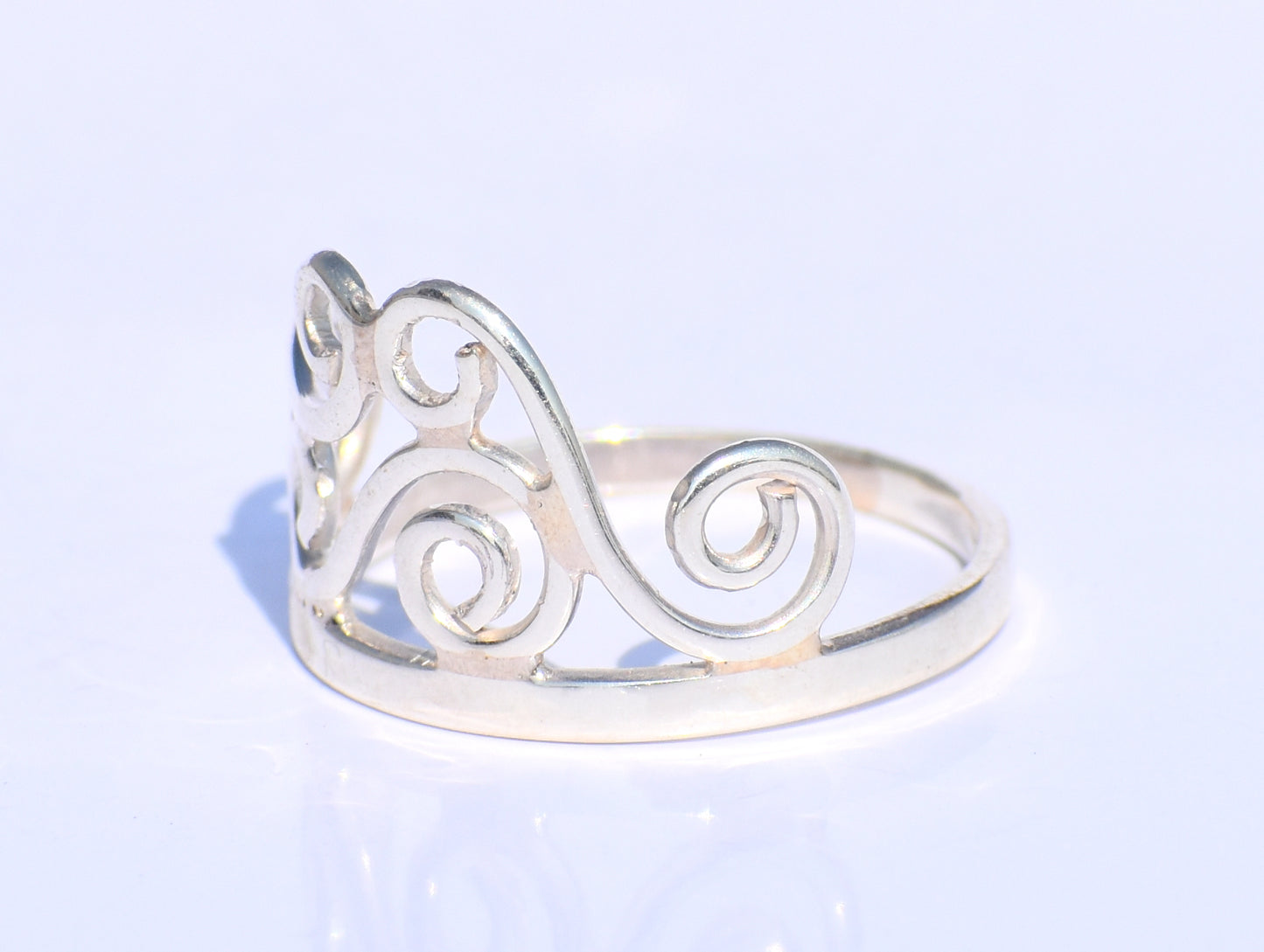 Spiral Ring, Silver Coil Ring, Silver Swing Ring, Handmade Ring, 925 Silver Ring, Silver Dainty Ring, Silver Anniversary Gift, Stacking Ring