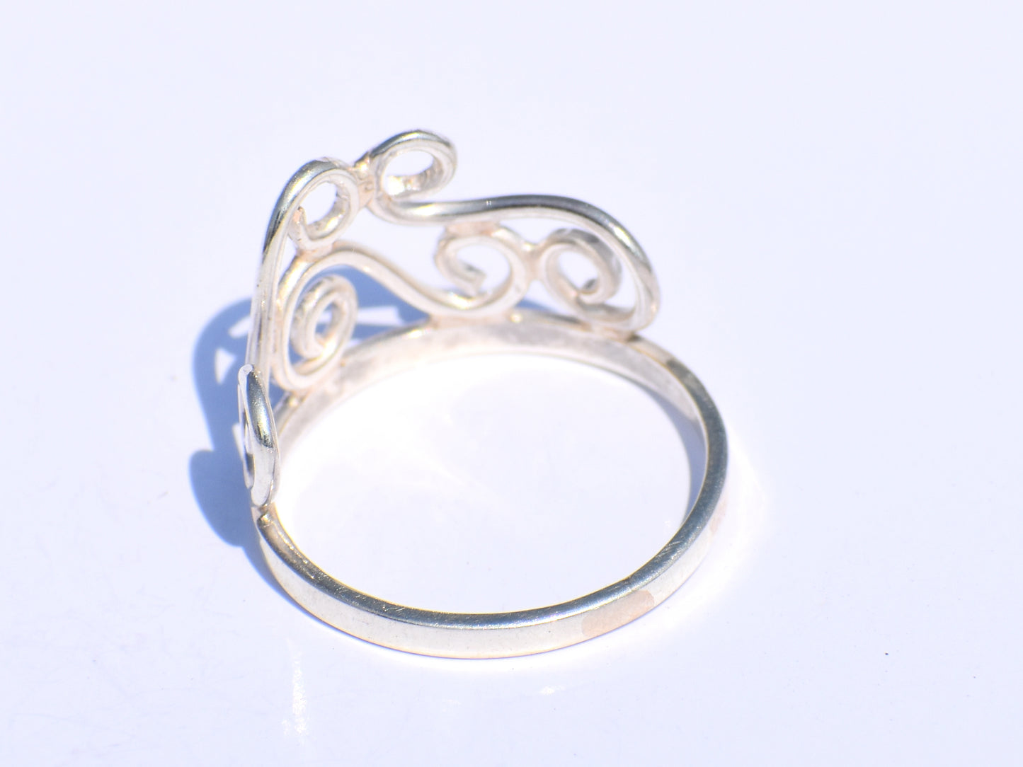 Spiral Ring, Silver Coil Ring, Silver Swing Ring, Handmade Ring, 925 Silver Ring, Silver Dainty Ring, Silver Anniversary Gift, Stacking Ring