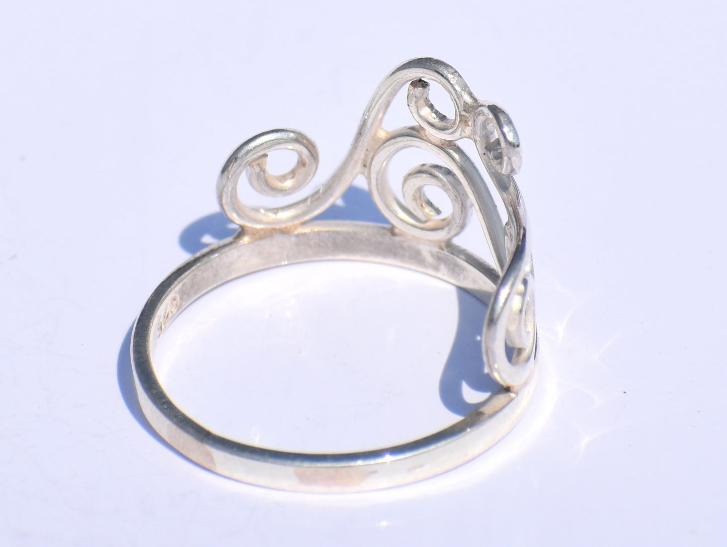 Spiral Ring, Silver Coil Ring, Silver Swing Ring, Handmade Ring, 925 Silver Ring, Silver Dainty Ring, Silver Anniversary Gift, Stacking Ring
