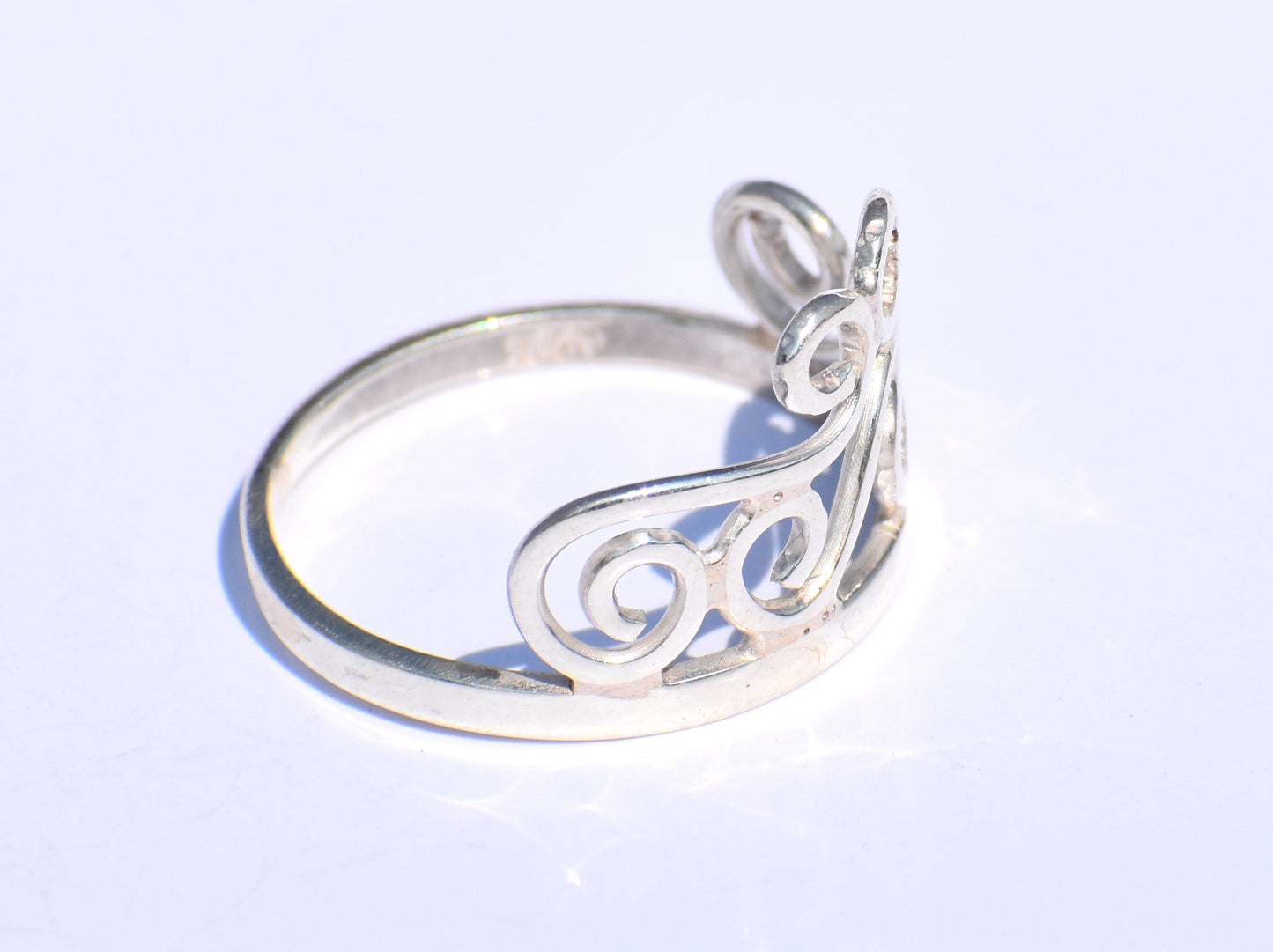 Spiral Ring, Silver Coil Ring, Silver Swing Ring, Handmade Ring, 925 Silver Ring, Silver Dainty Ring, Silver Anniversary Gift, Stacking Ring
