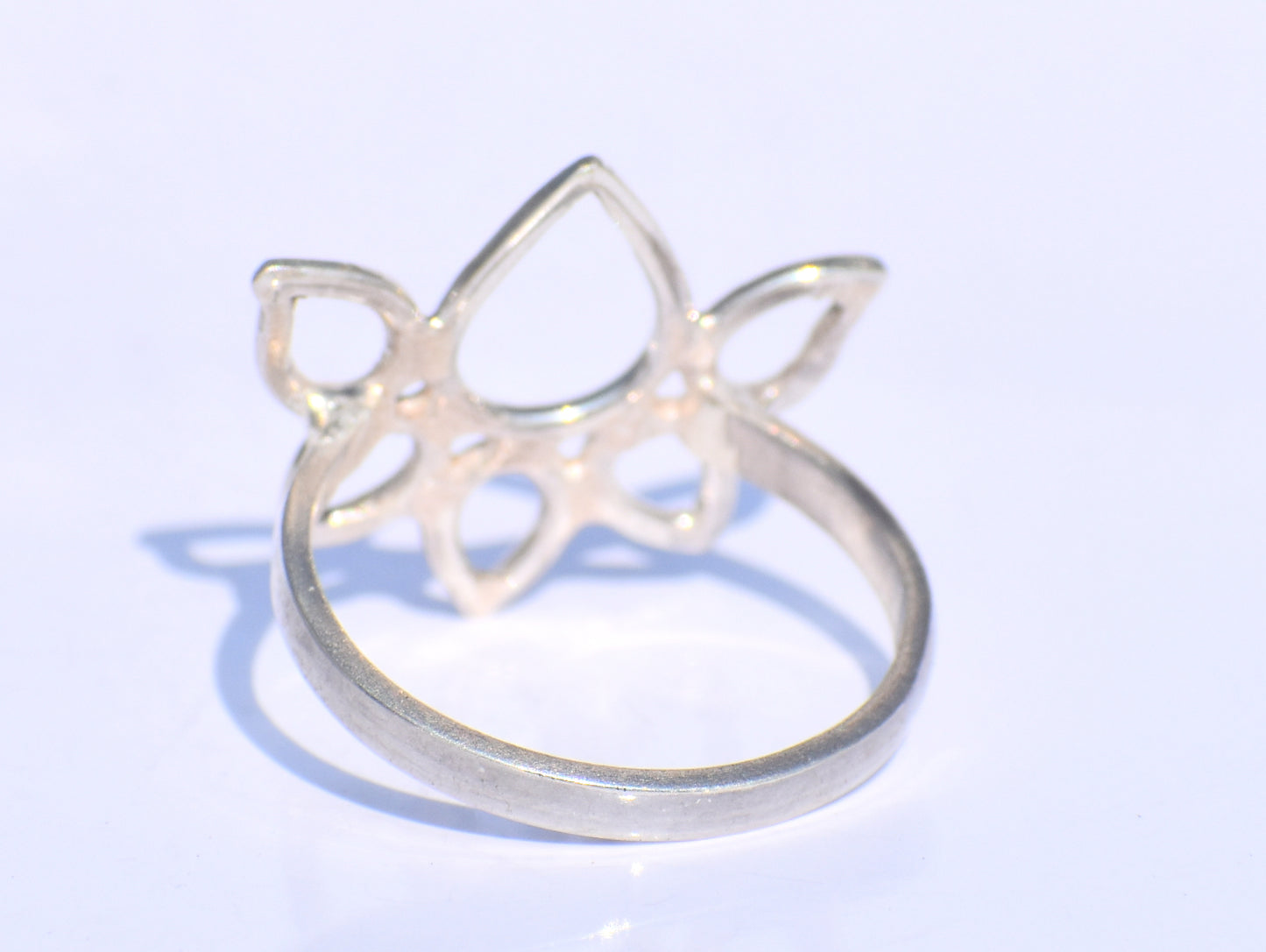 Silver Lotus Ring, Handmade Ring, 925 Sterling Silver Ring, Silver Flower Ring, Women Fashion Ring, Wedding Gift, Anniversary gift For Women
