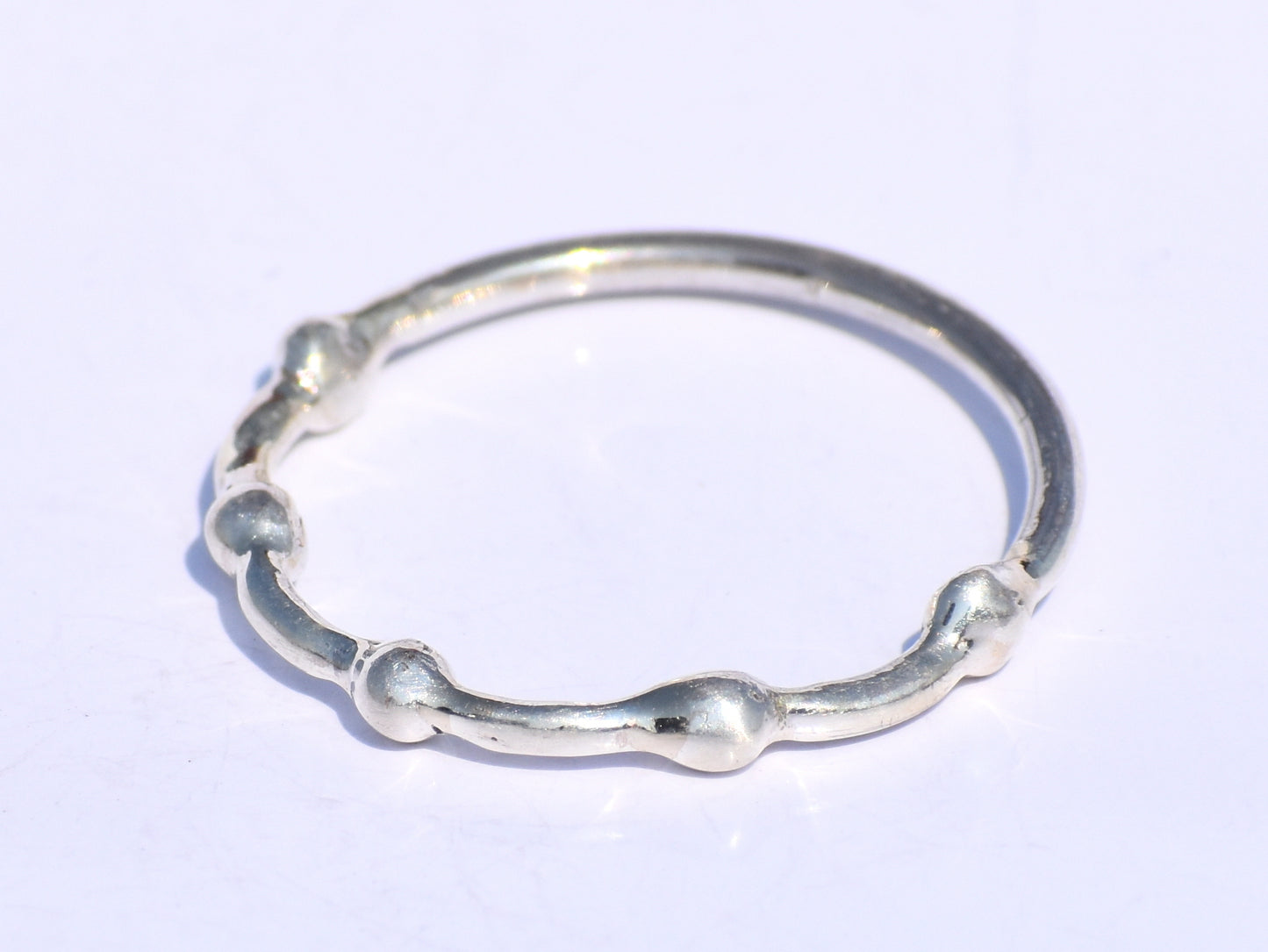 Silver Beads Ring, Silver Ball Ring, Handmade Ring, 925 Sterling Silver Ring, Bohemian Ring, Stacking Ring, Silver Boho Ring, Ring For Women