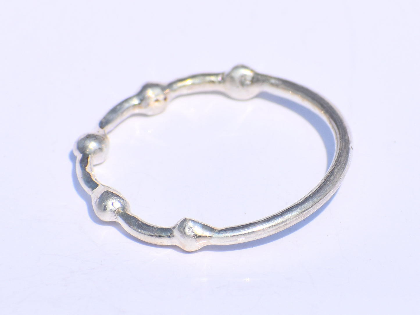 Silver Beads Ring, Silver Ball Ring, Handmade Ring, 925 Sterling Silver Ring, Bohemian Ring, Stacking Ring, Silver Boho Ring, Ring For Women