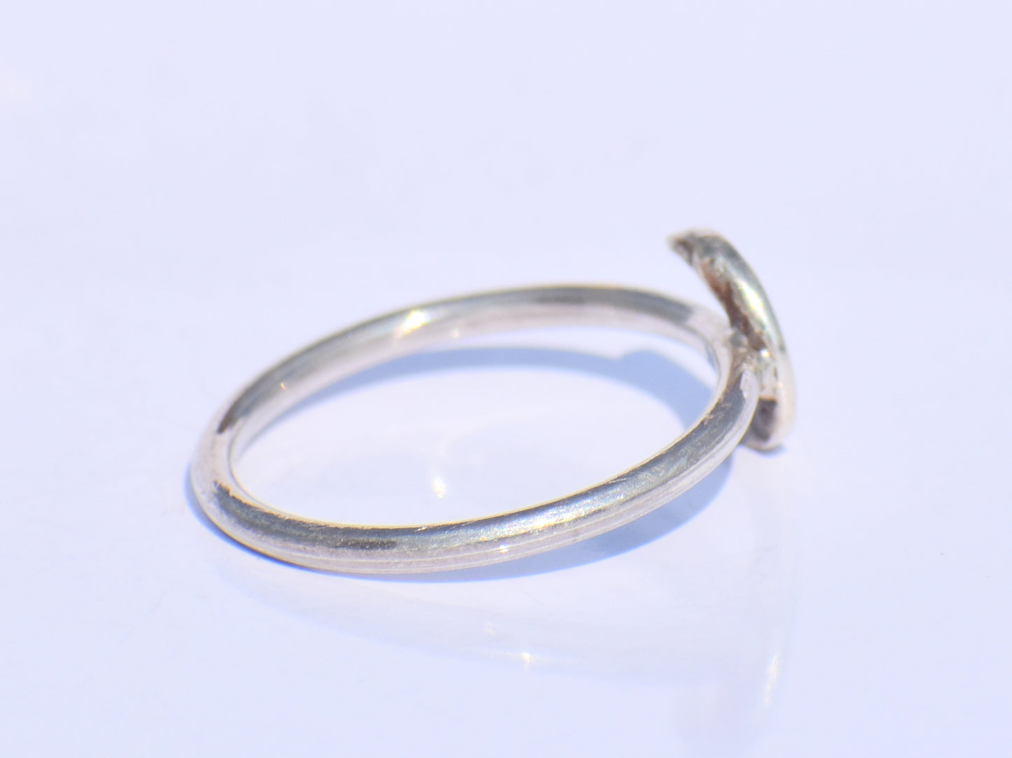 Crescent Moon Ring, 925 Sterling Silver Ring, Minimalist Ring, Silver Moon Ring, Handmade Ring, Unisex Jewelry, Promise Ring, Gift For Women