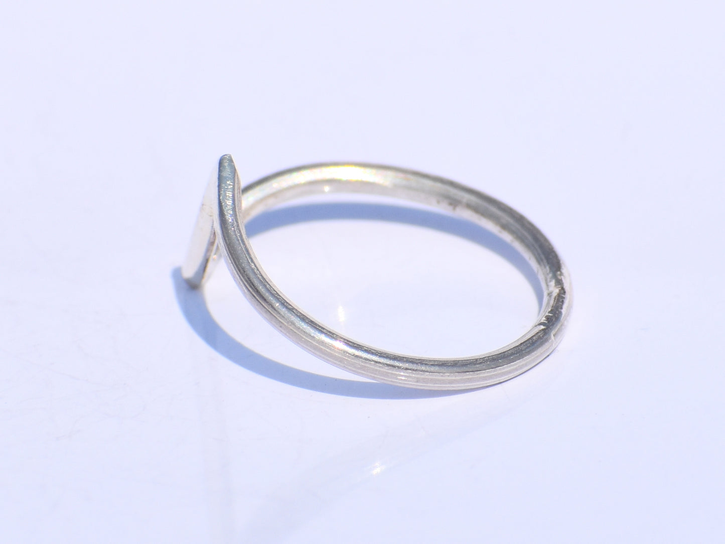 Silver Bar Ring, Handmade Ring, Thin Silver Ring, 925 Silver Ring, Silver Dainty Ring, Thumb Ring, Unisex Ring, Stacking Ring, Gift For Her