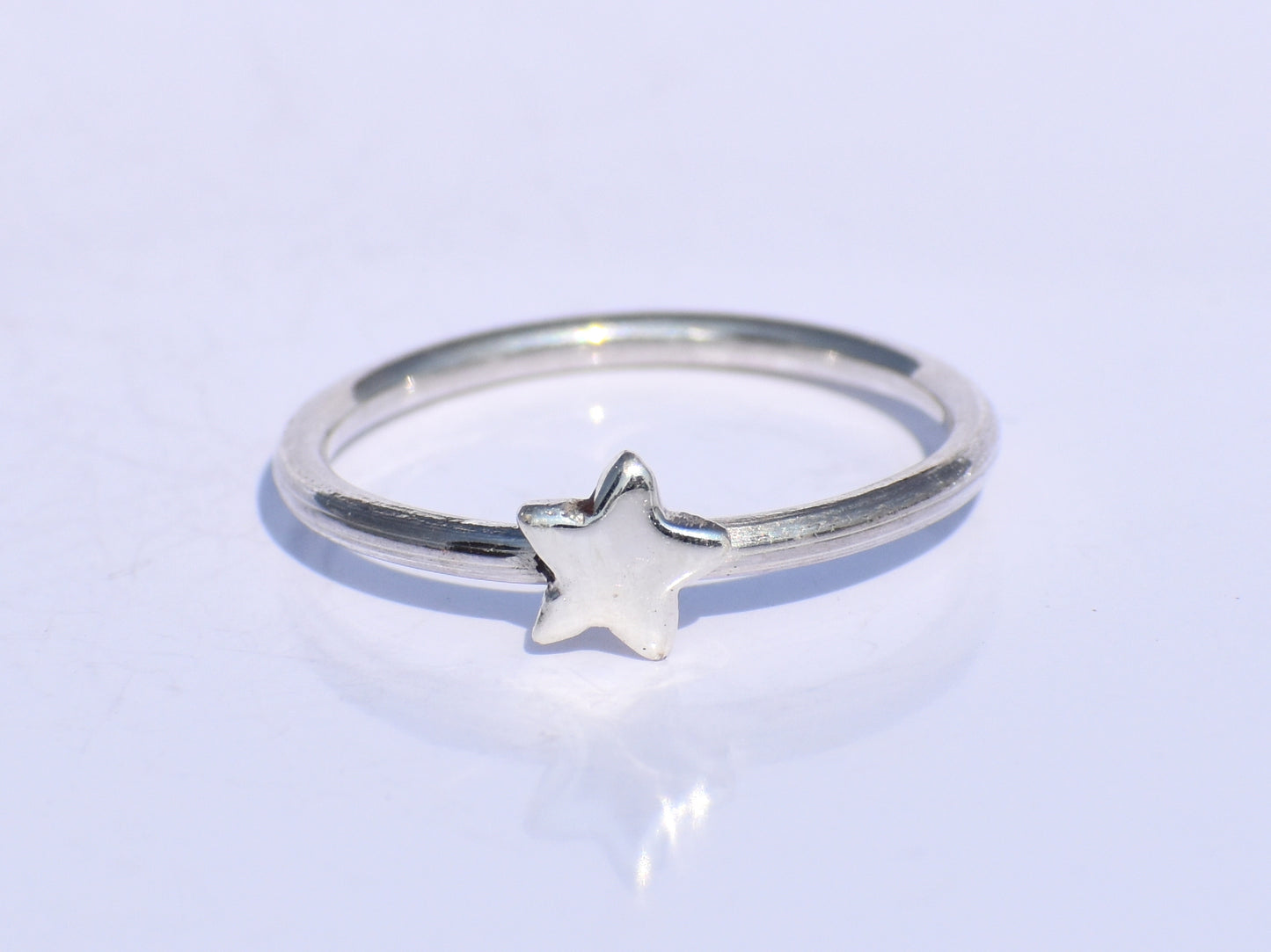 Silver Star Ring, Dainty Star Ring, Minimalistic Star Ring, Celestial Ring, Mini Star Ring, 925 Sterling Silver Ring, Thumb Ring, Boho Ring