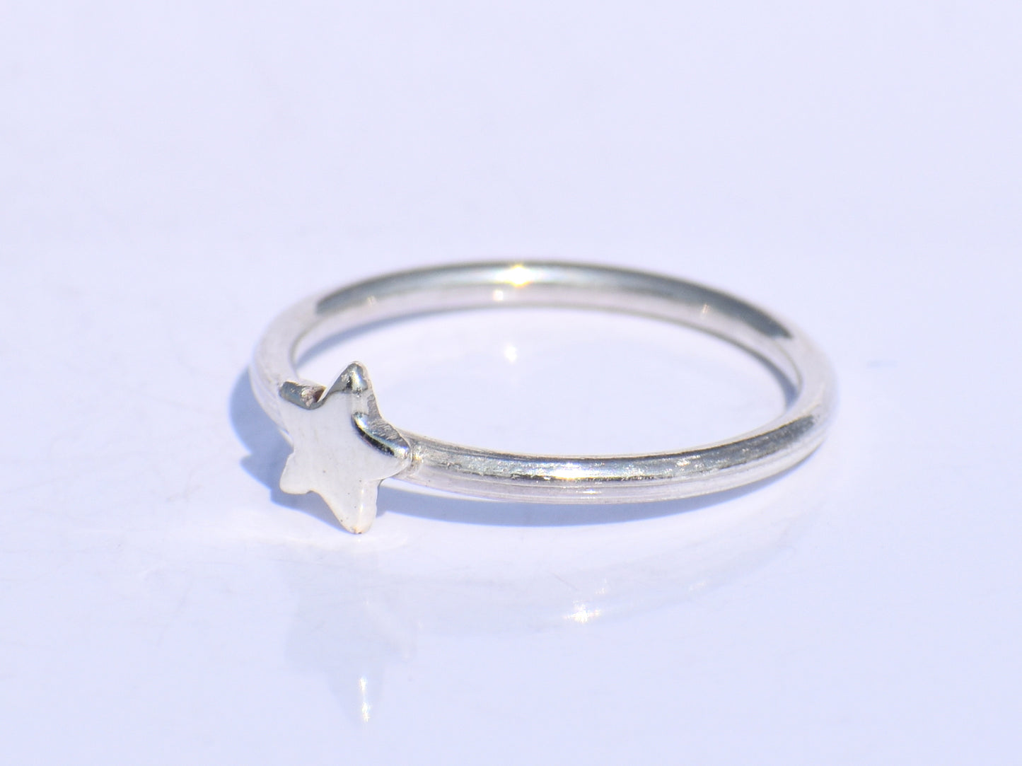 Silver Star Ring, Dainty Star Ring, Minimalistic Star Ring, Celestial Ring, Mini Star Ring, 925 Sterling Silver Ring, Thumb Ring, Boho Ring