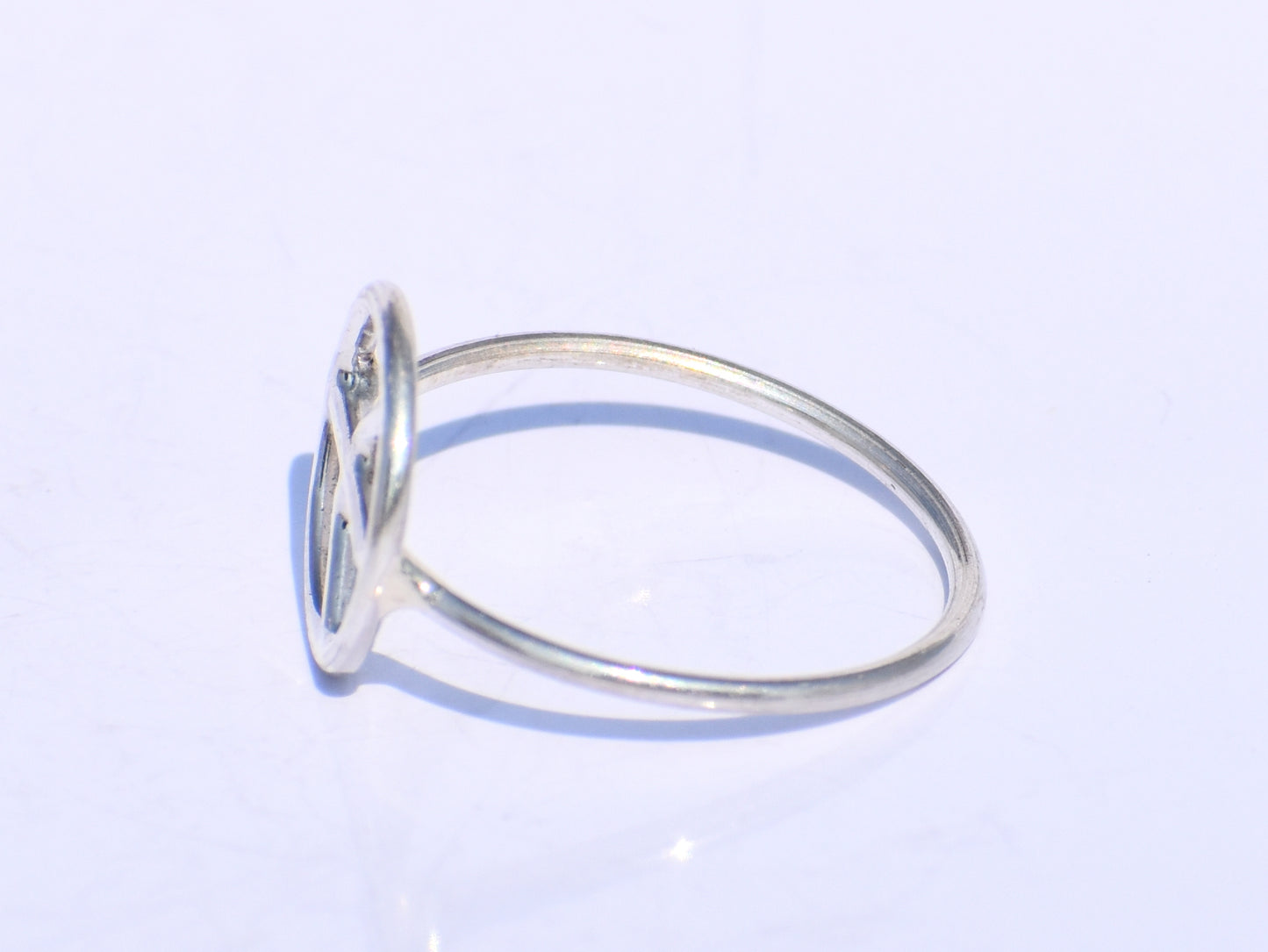 Silver Peace Ring, Silver Hollow Ring, Handmade Ring, 925 Silver Ring, Bohemian Ring, Unisex Jewelry, Knuckle Ring, Yoga Ring, Gift For Her