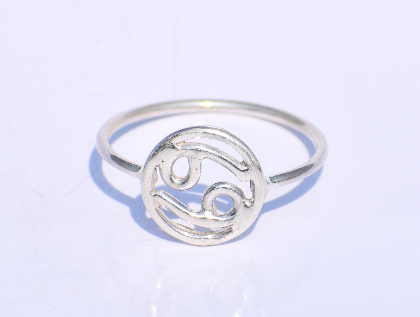 Cancer Sign Ring, Constellation Ring, Celestial Jewelry, Zodiac Ring, Handmade Ring, Stacking Ring, Minimalist Ring, Dainty Ring, Boho Gifts