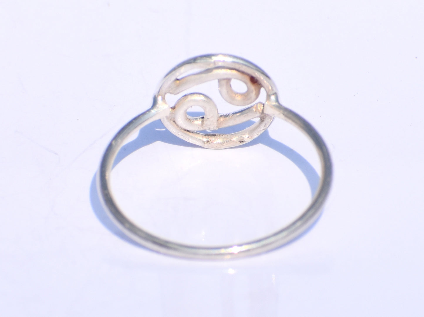 Cancer Sign Ring, Constellation Ring, Celestial Jewelry, Zodiac Ring, Handmade Ring, Stacking Ring, Minimalist Ring, Dainty Ring, Boho Gifts