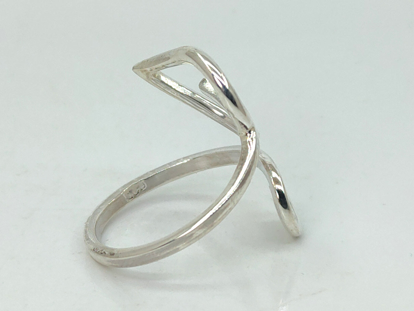 Spiral Ring, Leaf Ring, 925 Silver Ring, Handmade Ring, Stacking Ring, Adjustable Ring, Coil Ring, Midi Ring, Chunky Ring, Wire Ring For Her