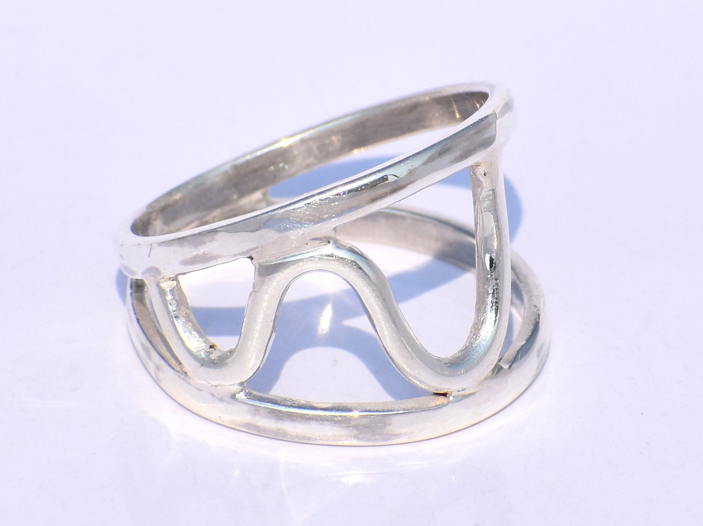 Silver Ring, Handmade Ring, Swan Neck Ring, 925 Sterling Silver Ring, Geometric Ring Silver, Minimalist Ring, Stacking Ring, Gift For Women