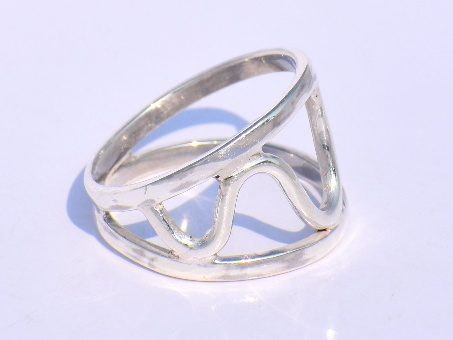 Silver Ring, Handmade Ring, Swan Neck Ring, 925 Sterling Silver Ring, Geometric Ring Silver, Minimalist Ring, Stacking Ring, Gift For Women