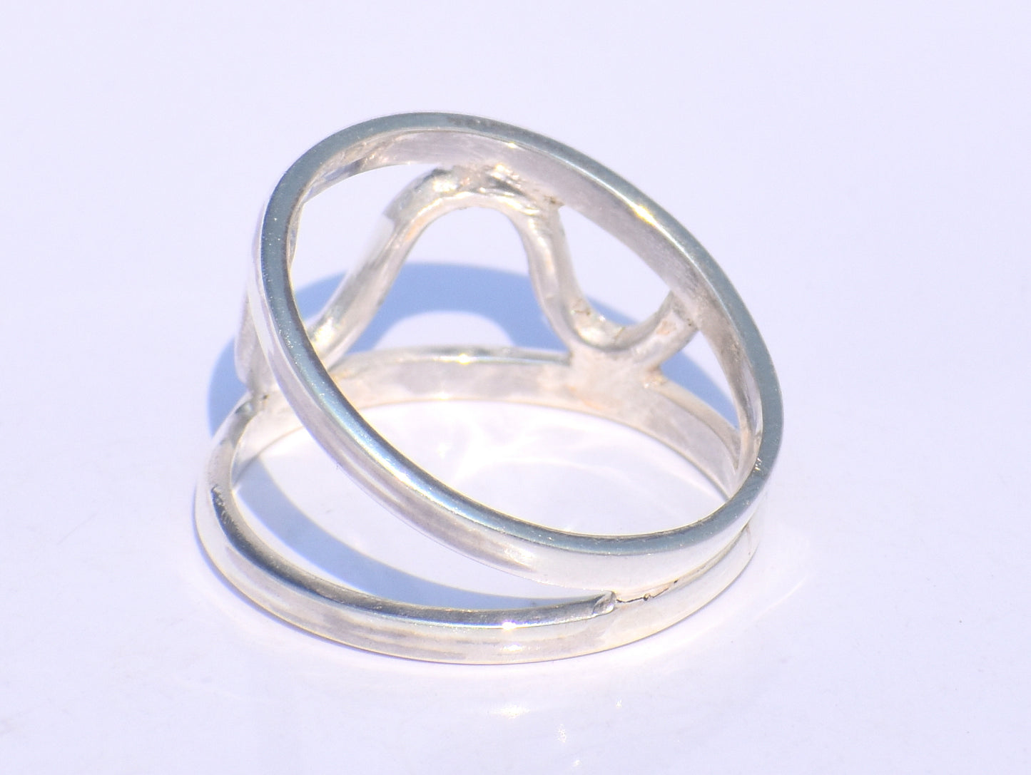 Silver Ring, Handmade Ring, Swan Neck Ring, 925 Sterling Silver Ring, Geometric Ring Silver, Minimalist Ring, Stacking Ring, Gift For Women