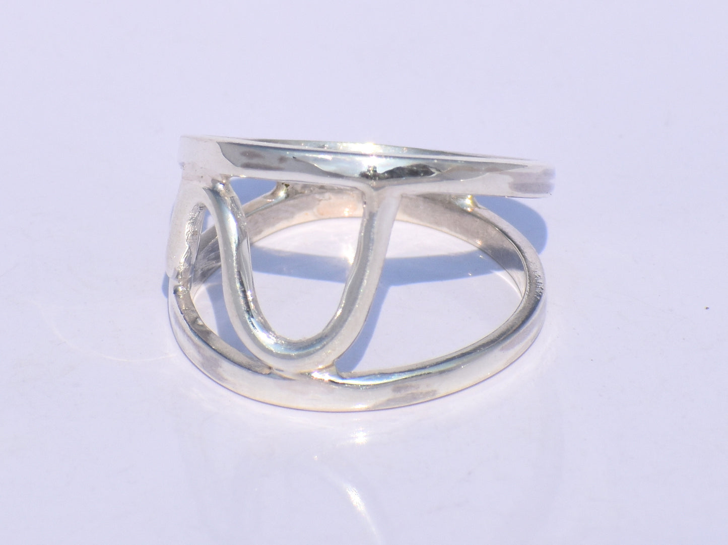 Silver Ring, Handmade Ring, Swan Neck Ring, 925 Sterling Silver Ring, Geometric Ring Silver, Minimalist Ring, Stacking Ring, Gift For Women