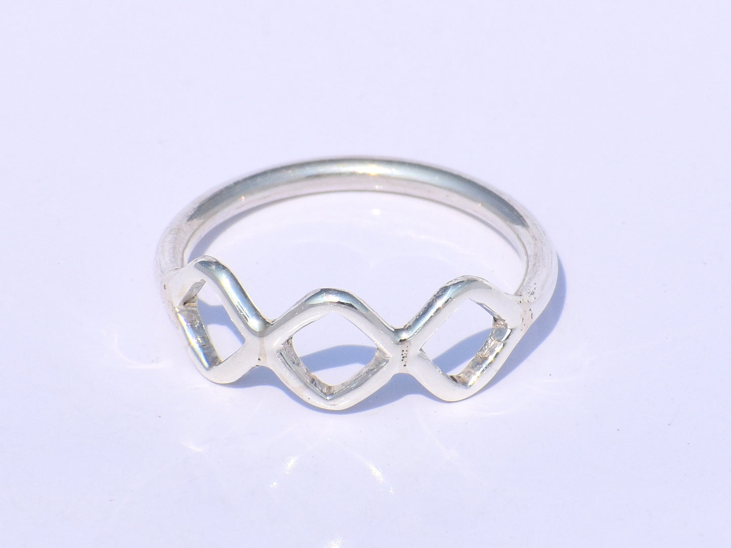 Hollow Ring, Handmade Ring, 925 Silver Ring, Triple Hollow Ring, Midi Ring, Stacking Ring, Fidget Ring, Chunky Ring, Circle Ring, Gift Ring