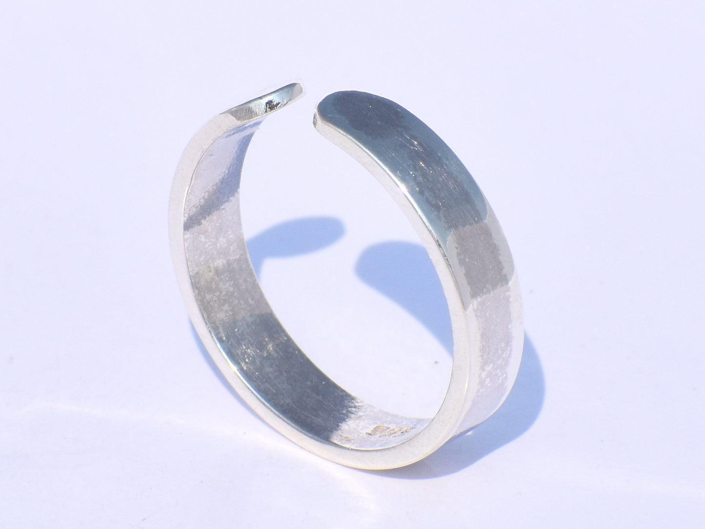 Plain Band Ring, Sterling Silver Ring, Adjustable Ring, Silver Ring, Thumb Ring, Promise Ring, Wedding Band, Handmade Ring, Unisex Jewelry