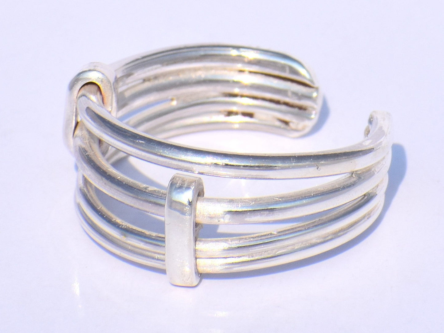 Chunky Band Ring, Weave Ring, Twist Ring, Handmade Ring, 925 Sterling Silver Ring, Dainty Ring, Fidget Ring, Meditation Ring, Gift For Women