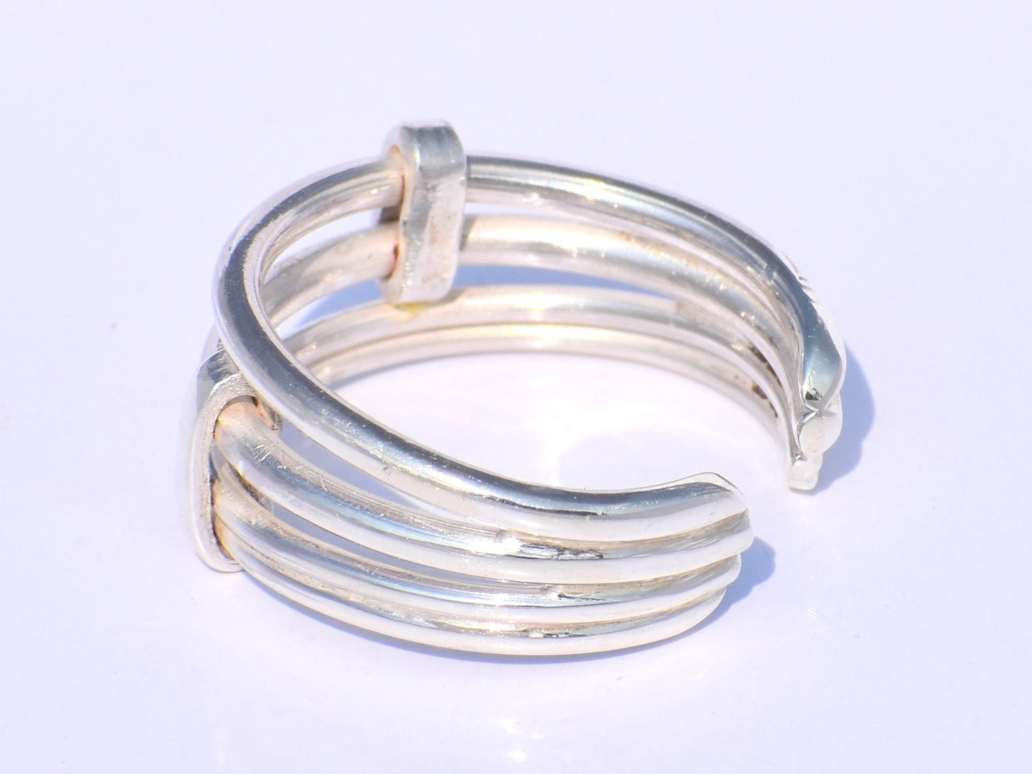 Chunky Band Ring, Weave Ring, Twist Ring, Handmade Ring, 925 Sterling Silver Ring, Dainty Ring, Fidget Ring, Meditation Ring, Gift For Women