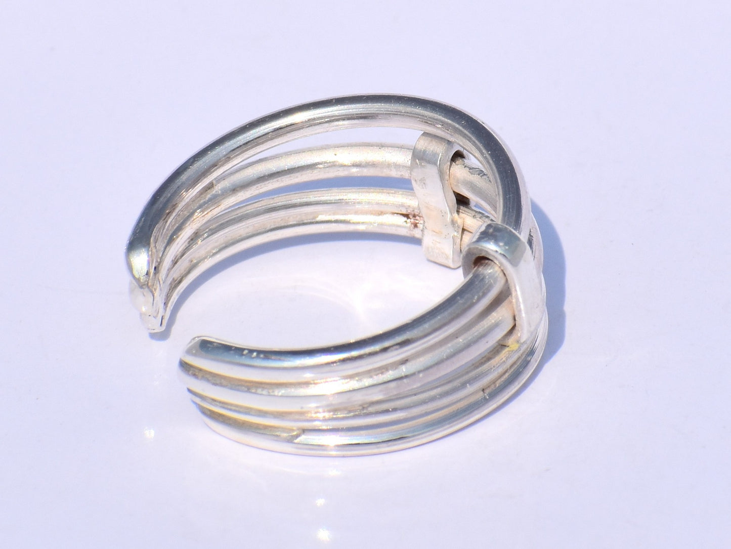 Chunky Band Ring, Weave Ring, Twist Ring, Handmade Ring, 925 Sterling Silver Ring, Dainty Ring, Fidget Ring, Meditation Ring, Gift For Women