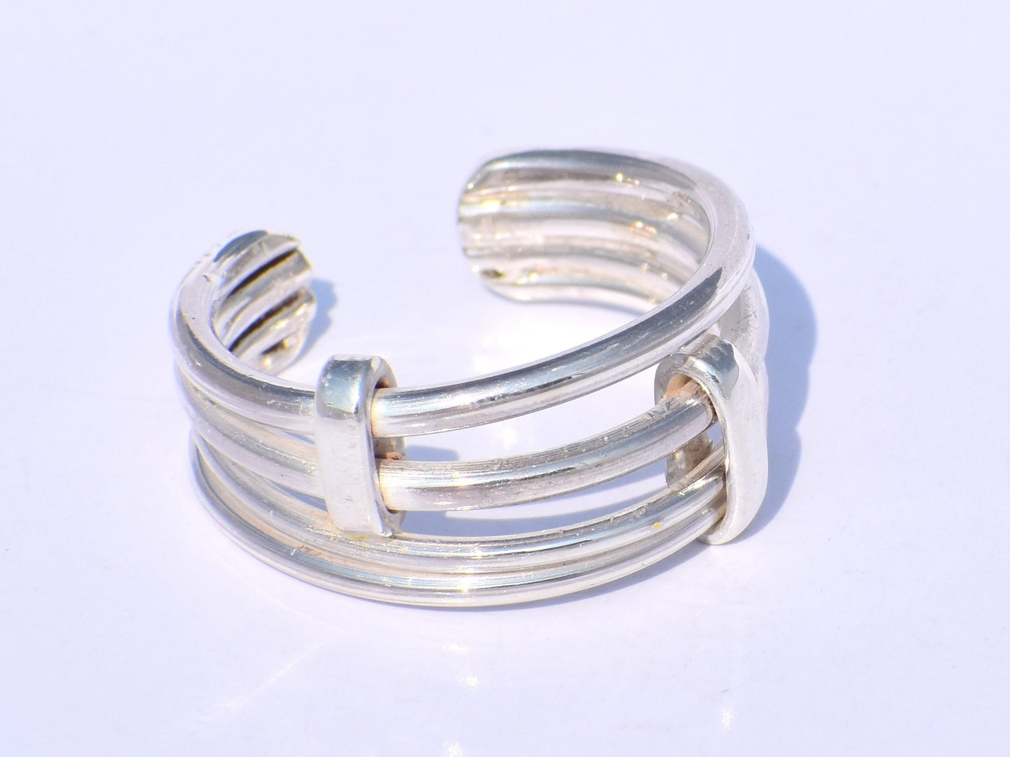 Chunky Band Ring, Weave Ring, Twist Ring, Handmade Ring, 925 Sterling Silver Ring, Dainty Ring, Fidget Ring, Meditation Ring, Gift For Women