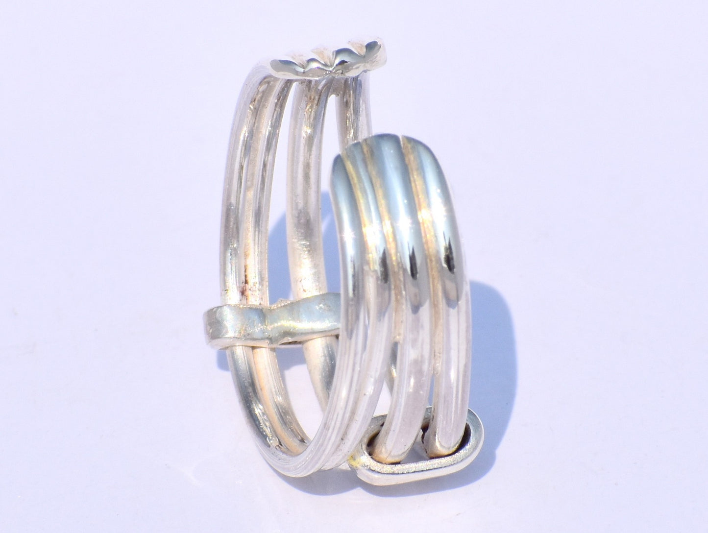 Chunky Band Ring, Weave Ring, Twist Ring, Handmade Ring, 925 Sterling Silver Ring, Dainty Ring, Fidget Ring, Meditation Ring, Gift For Women