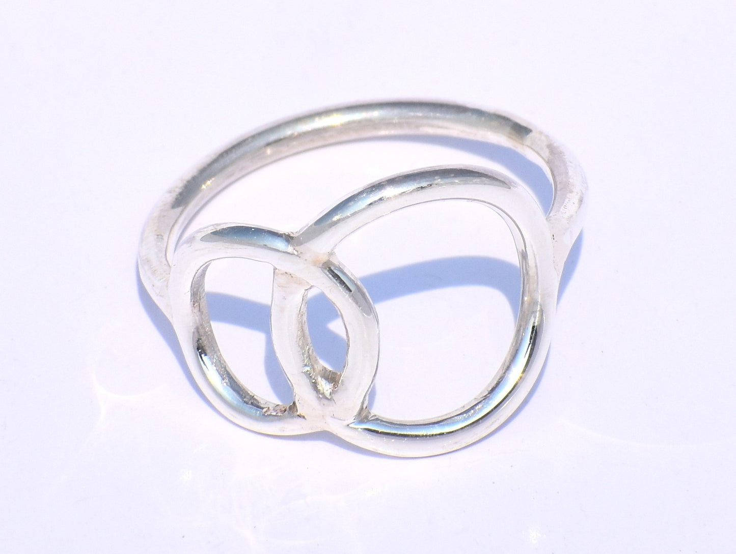 Hollow Ring, Sterling Silver Ring, Handmade Ring, Chunky Ring, Circle Ring, Stacking Ring, Dainty Ring, Fidget Ring, Women Ring, Boho Ring