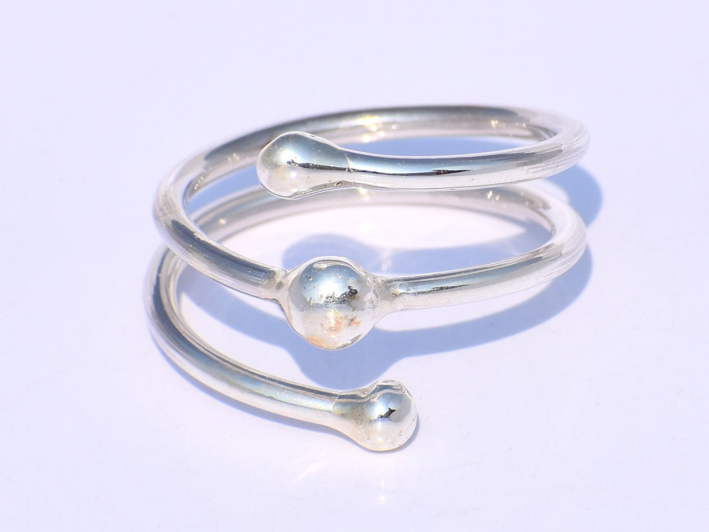 Spiral Ring, 925 Sterling Silver, Wrap Ring, Coil Ring, Chunky Ring, Statement Ring, Handmade Ring, Women Ring, Anniversary Gift, Boho Ring