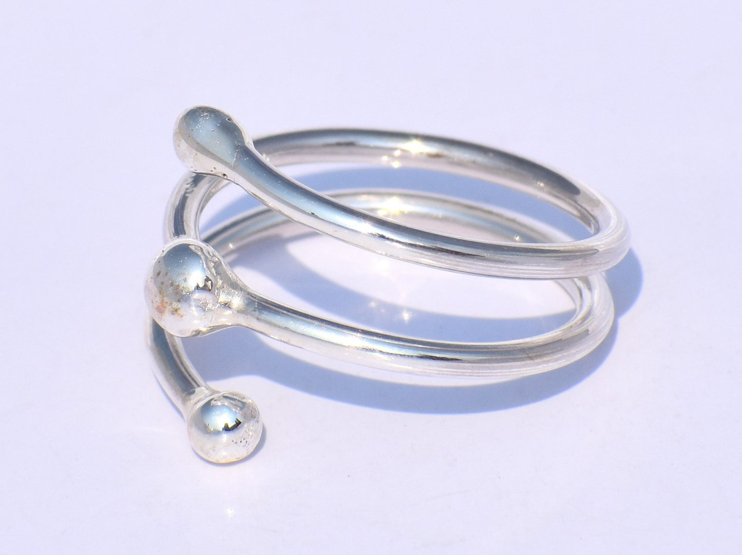Spiral Ring, 925 Sterling Silver, Wrap Ring, Coil Ring, Chunky Ring, Statement Ring, Handmade Ring, Women Ring, Anniversary Gift, Boho Ring