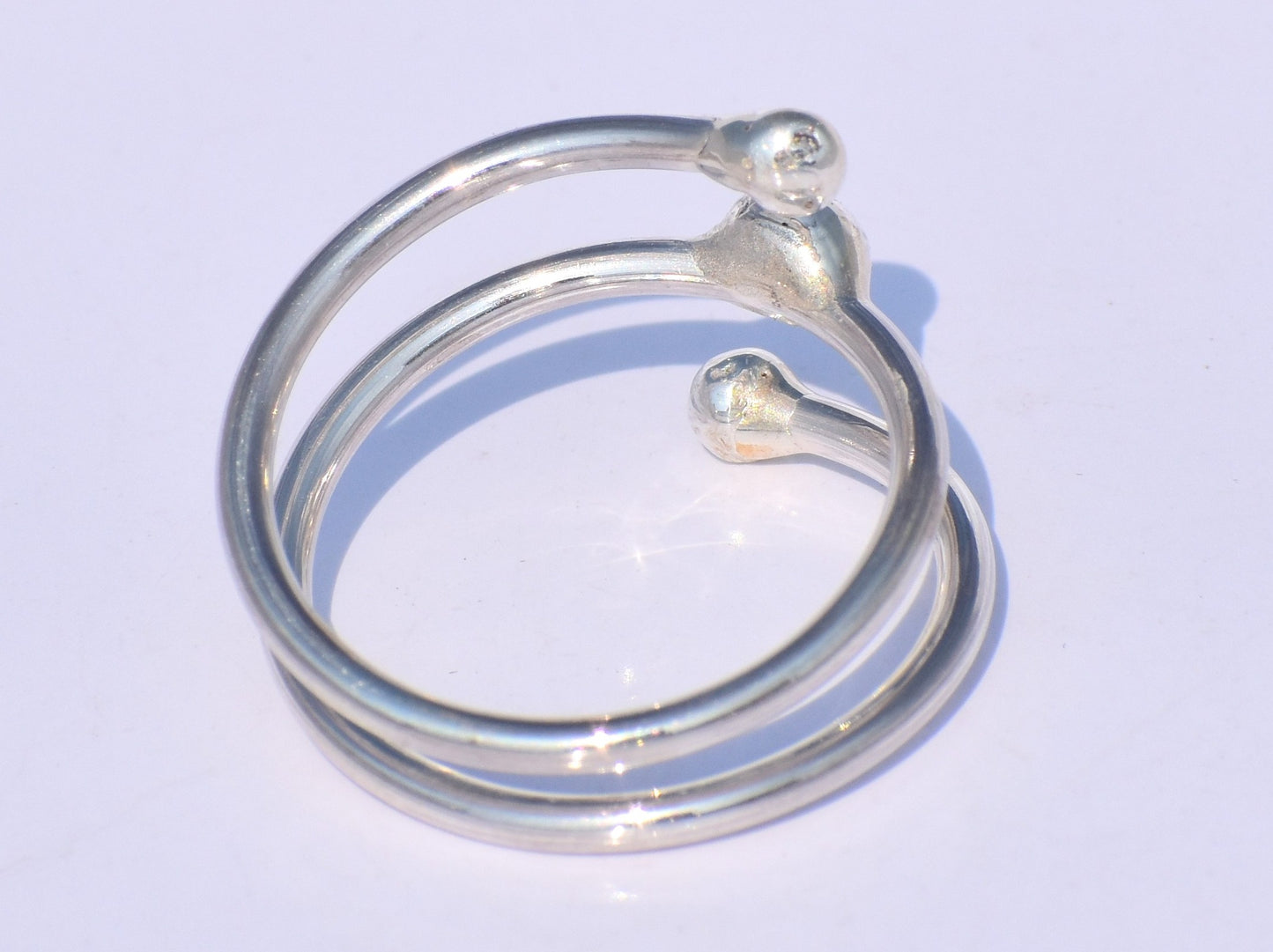 Spiral Ring, 925 Sterling Silver, Wrap Ring, Coil Ring, Chunky Ring, Statement Ring, Handmade Ring, Women Ring, Anniversary Gift, Boho Ring