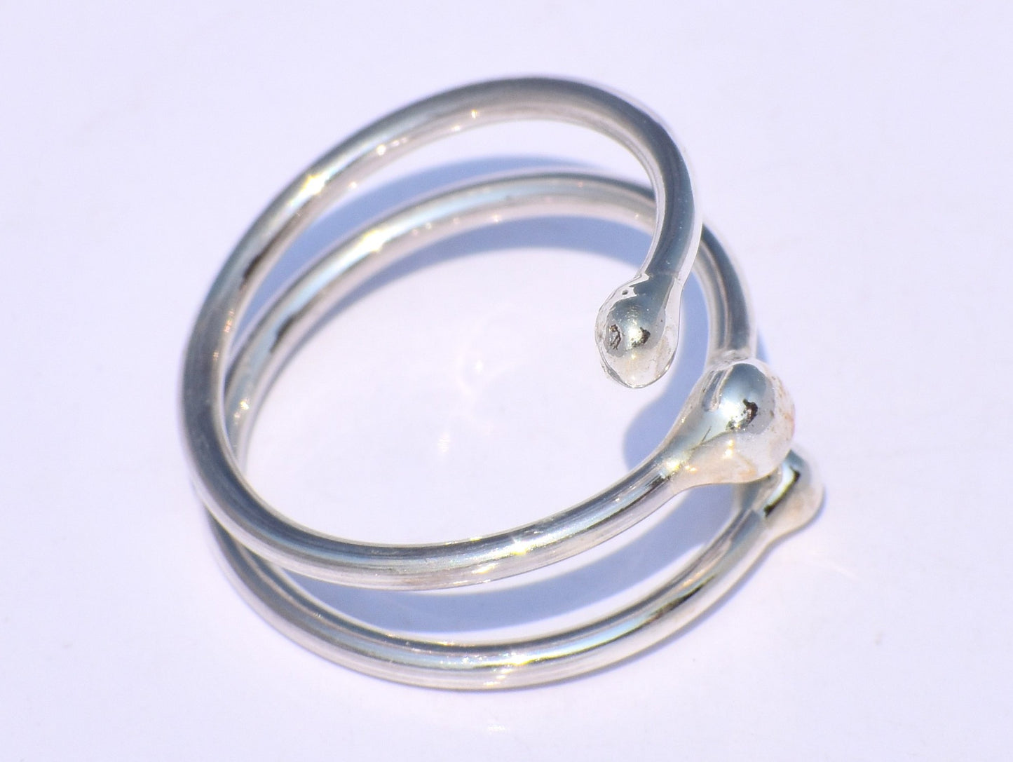 Spiral Ring, 925 Sterling Silver, Wrap Ring, Coil Ring, Chunky Ring, Statement Ring, Handmade Ring, Women Ring, Anniversary Gift, Boho Ring