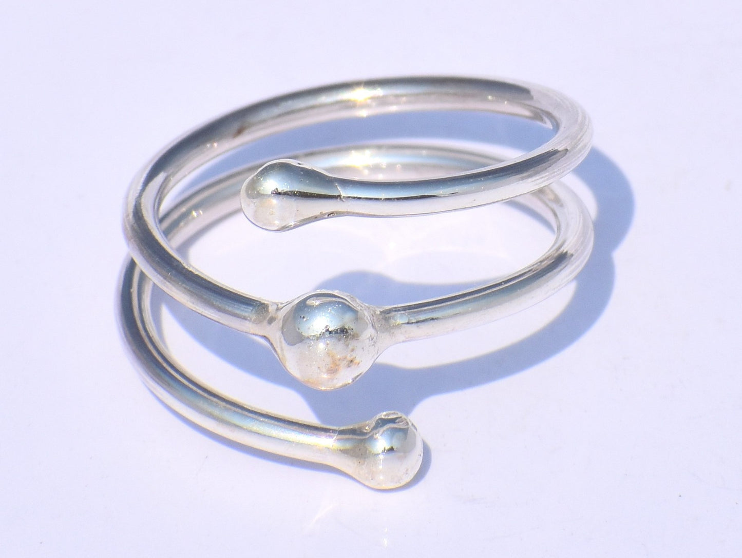 Spiral Ring, 925 Sterling Silver, Wrap Ring, Coil Ring, Chunky Ring, Statement Ring, Handmade Ring, Women Ring, Anniversary Gift, Boho Ring