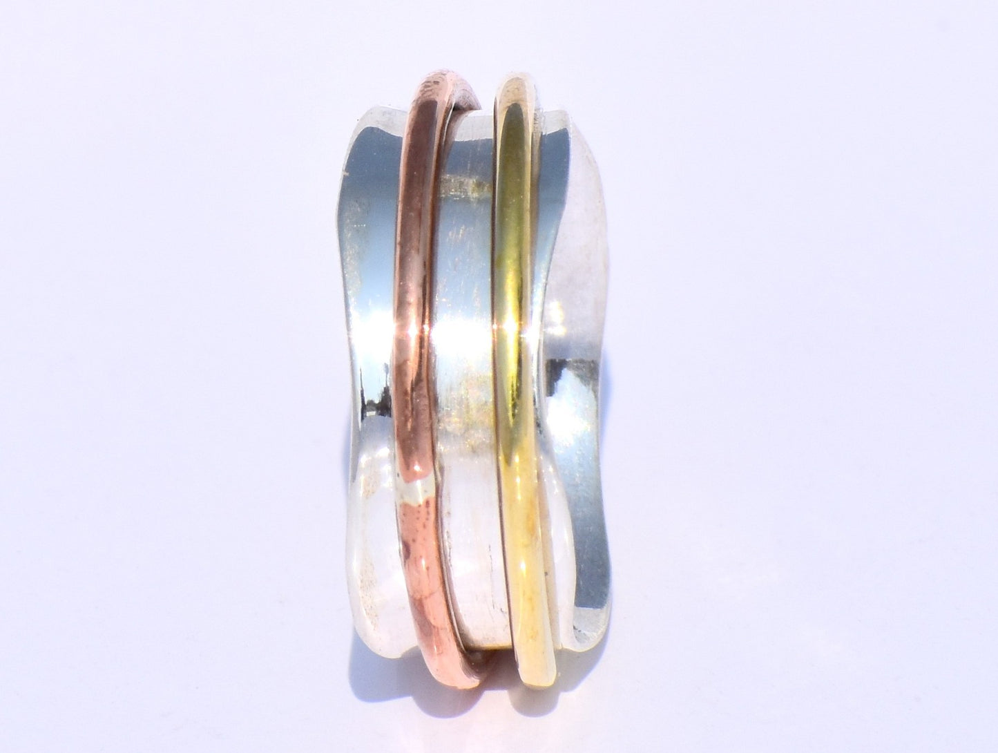Boho Spinner Ring, Women Ring, Sterling Silver Ring, Silver Spinner Ring, Women Meditation Ring, Anxiety Ring, Thumb Ring, Anniversary Gift