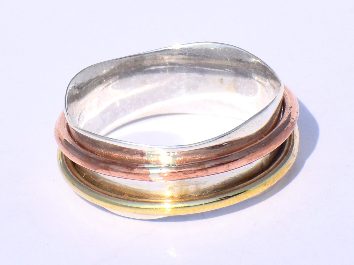 Boho Spinner Ring, Women Ring, Sterling Silver Ring, Silver Spinner Ring, Women Meditation Ring, Anxiety Ring, Thumb Ring, Anniversary Gift