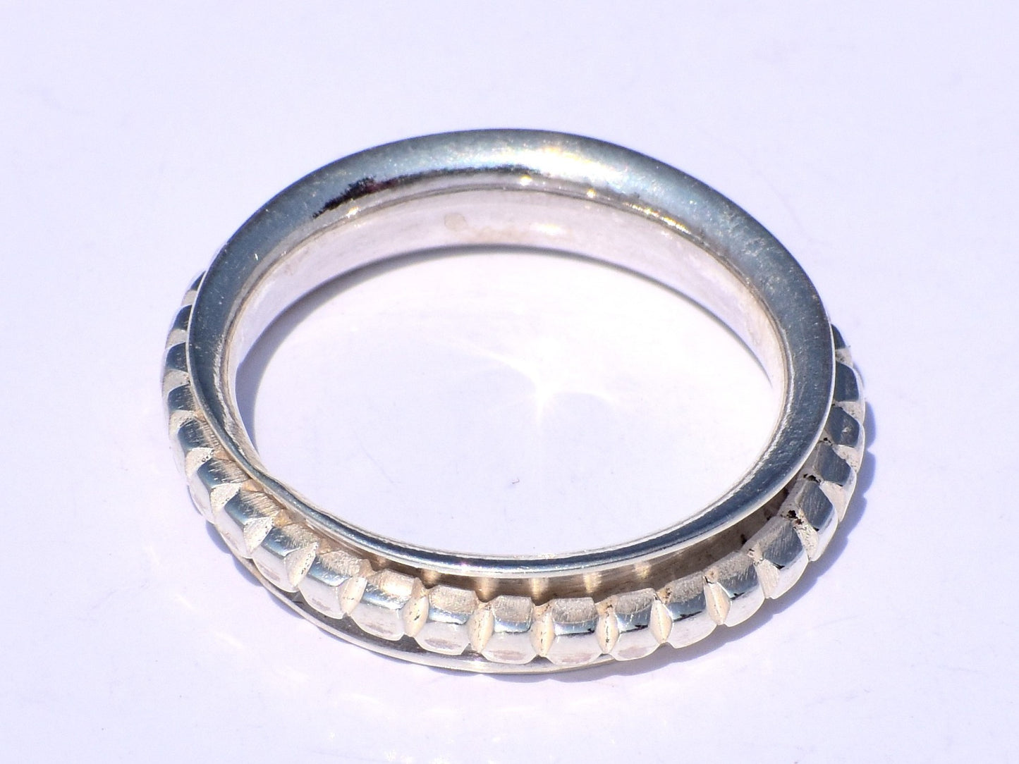 Spinner Ring, Minimalist Spinner Ring, Handmade Ring, Meditation Ring, Anxiety Ring, Fidget Ring, 925 Sterling Silver Ring, Statement Ring
