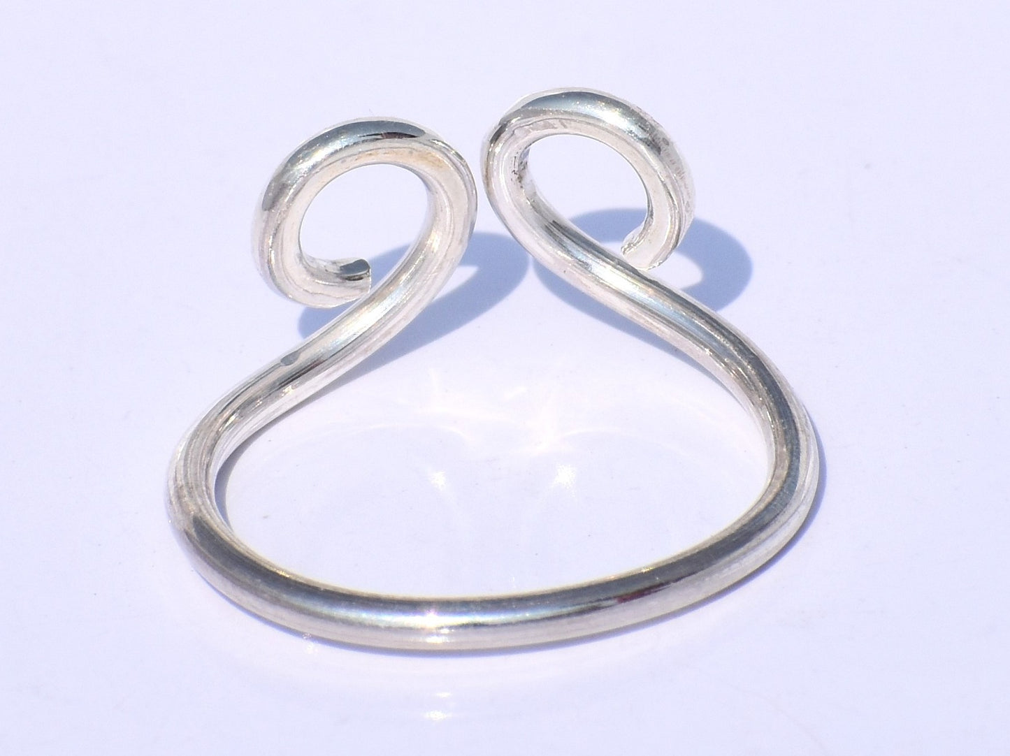 Spiral Ring, Women Ring, 925 Silver Ring, Handmade Ring, Fidget Ring, Swing Ring, Adjustable Ring, Knuckle Ring, Dainty Ring, Gift For Her