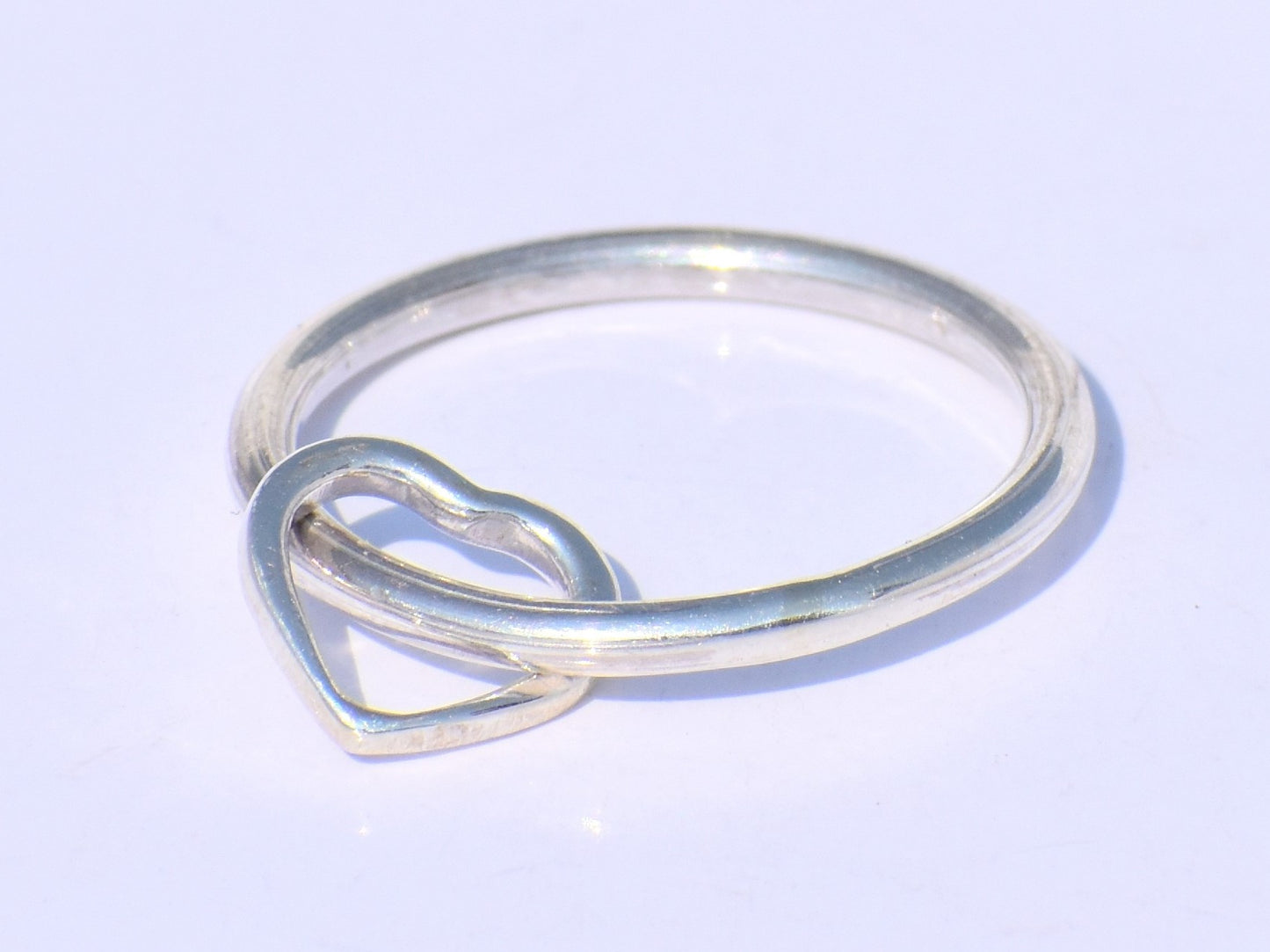 Heart Ring, Love Ring, 925 Sterling Silver Ring, Anniversary Gift, Silver Heart Ring, Silver Dainty Ring, Silver Fidget Ring, Handmade Ring