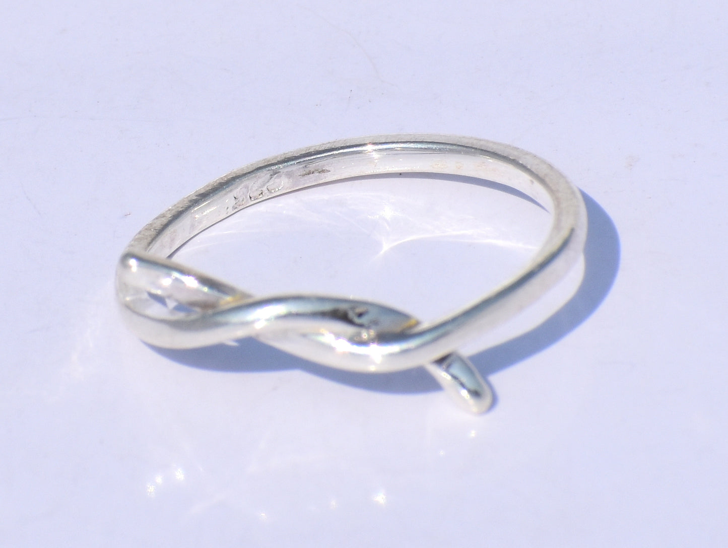 Knot Ring, Silver Rope Ring, Handmade Ring, 925 Sterling Ring, Silver Knuckle Ring, Statement Ring, Boho Ring, Silver Slim Ring,Gift For Her