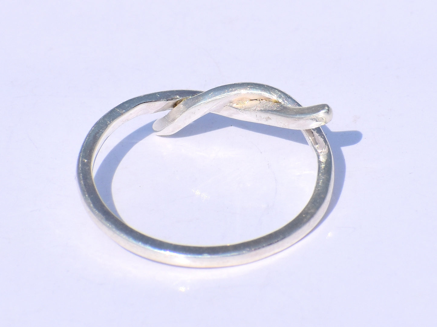 Knot Ring, Silver Rope Ring, Handmade Ring, 925 Sterling Ring, Silver Knuckle Ring, Statement Ring, Boho Ring, Silver Slim Ring,Gift For Her