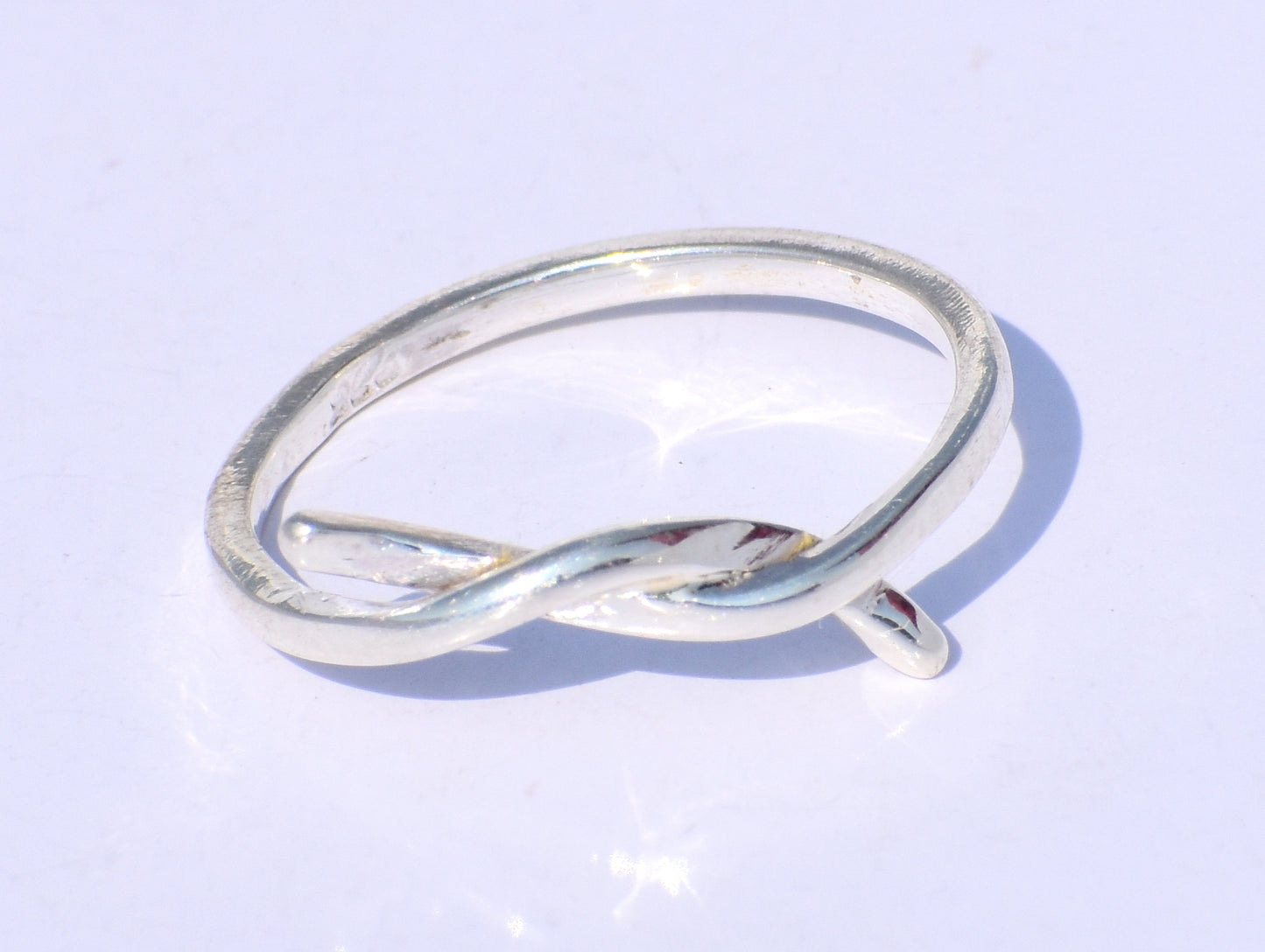 Knot Ring, Silver Rope Ring, Handmade Ring, 925 Sterling Ring, Silver Knuckle Ring, Statement Ring, Boho Ring, Silver Slim Ring,Gift For Her