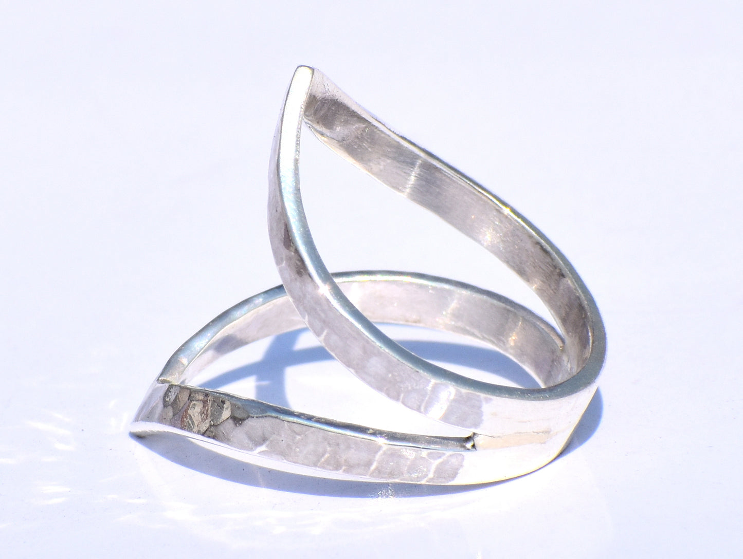 Chevron Ring, Handmade Ring, 925 Silver Ring, Band Ring, Hollow Ring, 925 Silver Ring, Chunky Ring, Unisex Ring, Hammered Ring, Gift For Her